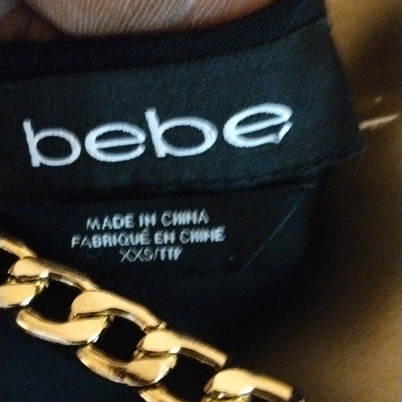 bebe black chain jumpsuit size small - Picture 15 of 15